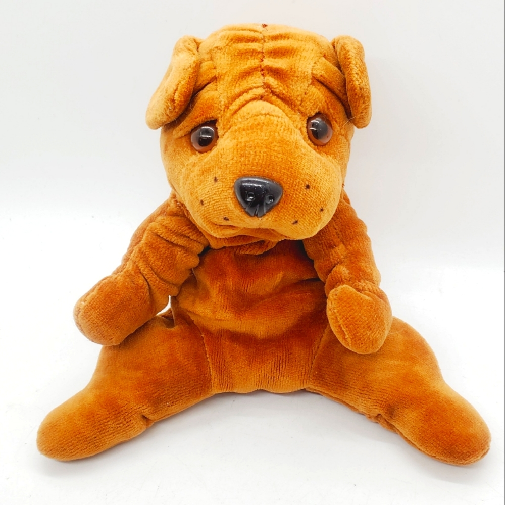 Rare Ty Vintage Sharpei Dog Stuffed Plush